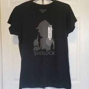 Sherlock Holmes Hot Topic Women's Fitted Tee